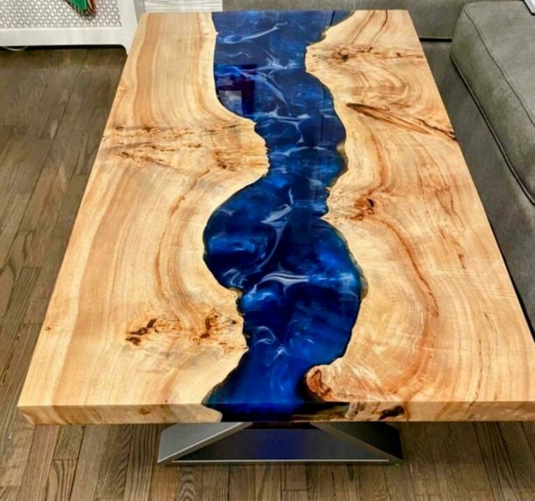 resin coffee table aesthetic