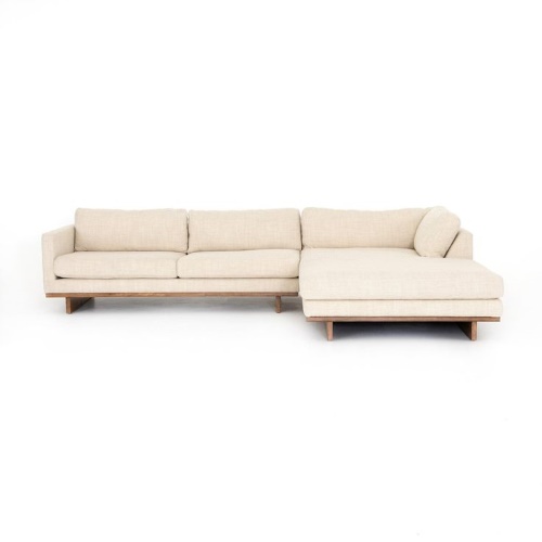 Natural teak leg selection sofa